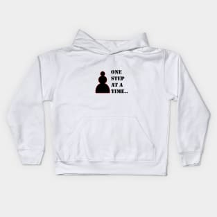 One step at a time.. Kids Hoodie